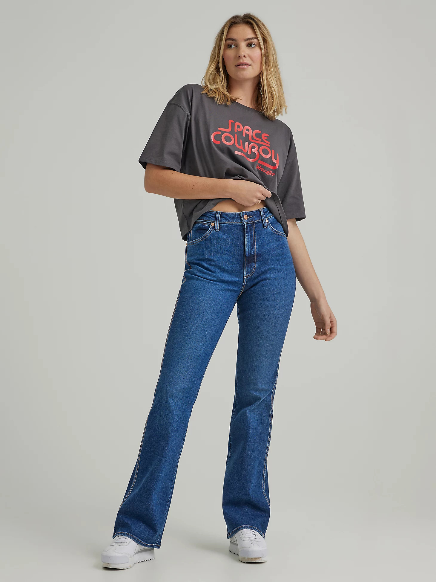 Women's Westward High Rise Bootcut Jean in Hot In Here | Wrangler