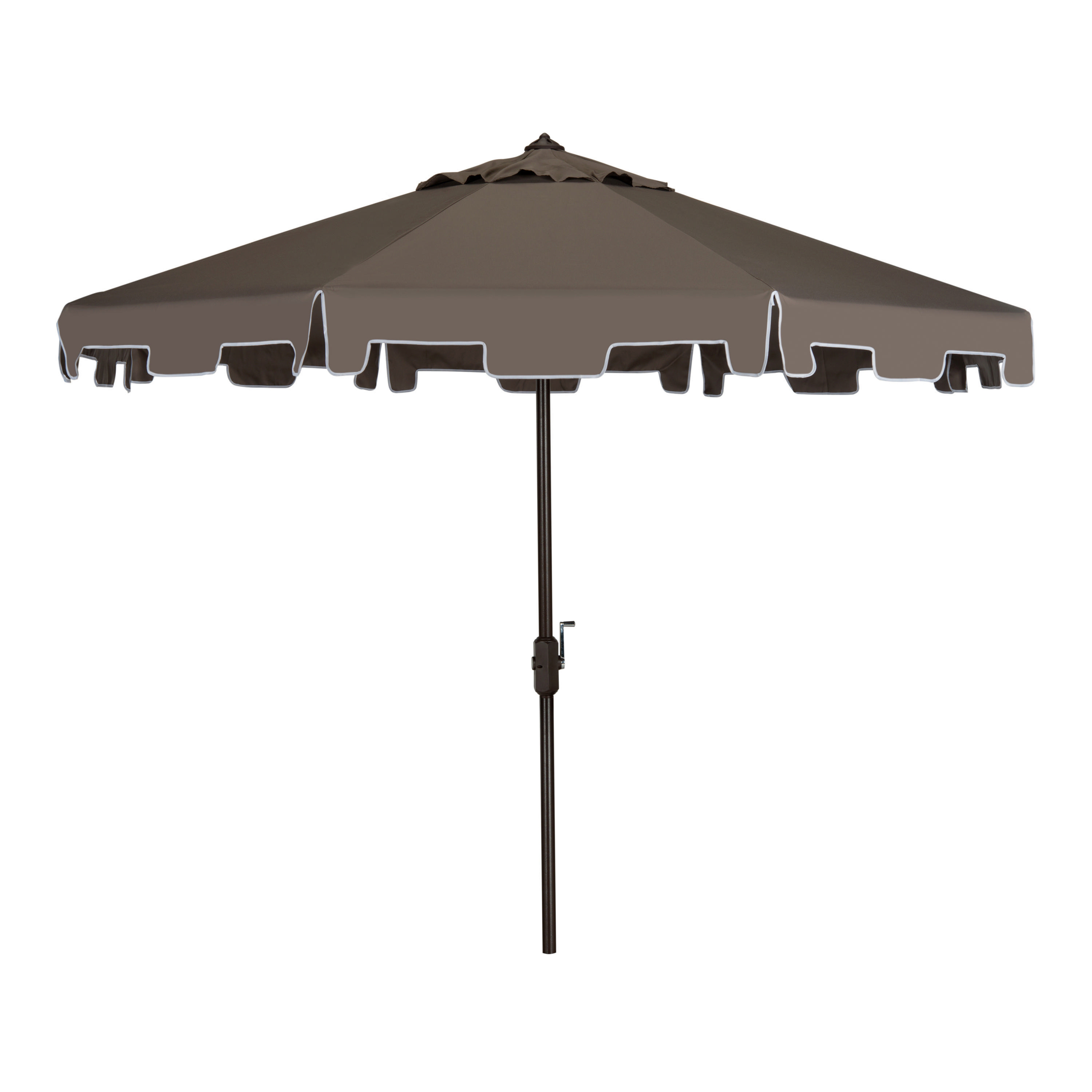 Square Scalloped 9 Foot Tilting Patio Umbrella | World Market