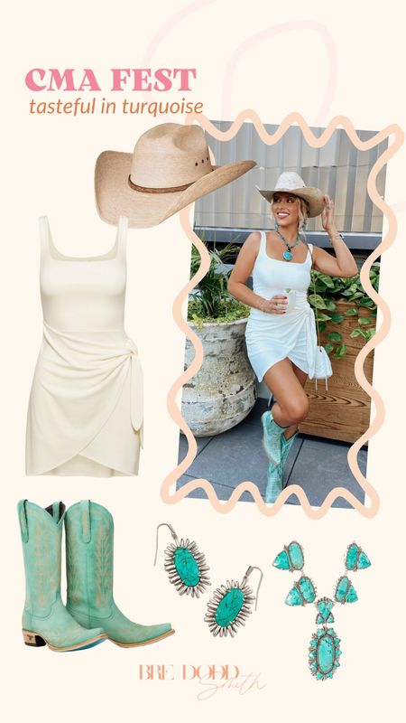 Country music concert outfit, cma fest outfit, country chic outfit. This dress is SO cozy and stretchy and such a staple for your closet!! Also under $70. I’m wearing size small!