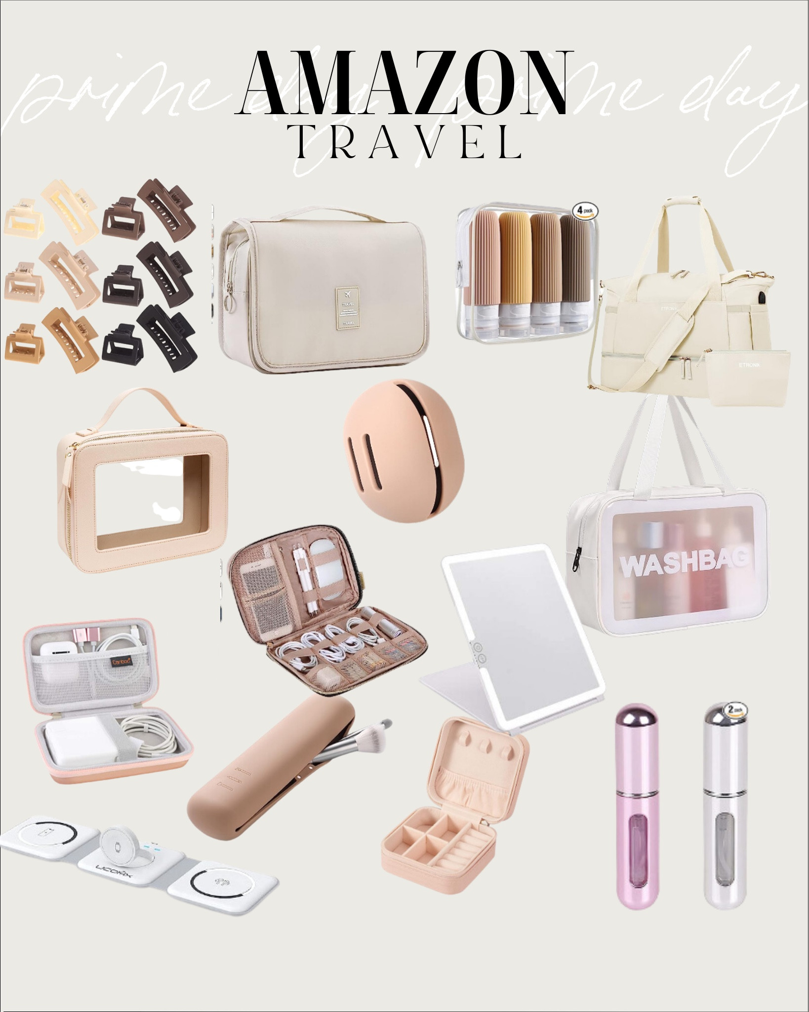 Amazon Prime Aesthetic Travel Finds


Duffle bag, toiletry bag, beauty blender holder, jewelry organizer, jewelry bag, hair clips, mirror, foldable mirror, cosmetics bag, charging station makeup mirror 

#LTKitbag #LTKtravel #LTKxPrimeDay