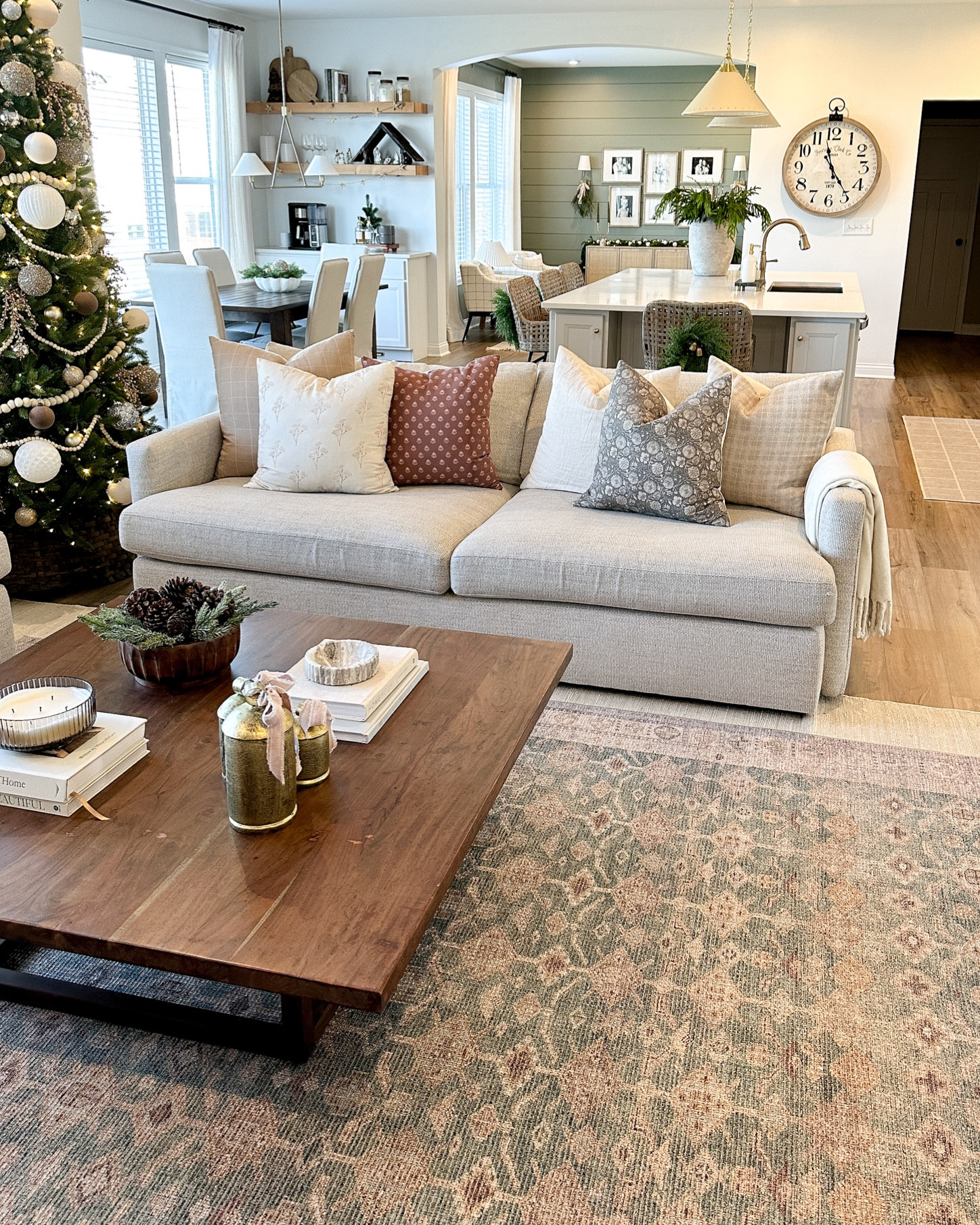 Woven nook, pillow covers, Angela rose home rug, palisades coffee table, king of Christmas tree, ruggable rug 

#LTKhome #LTKHoliday #LTKCyberWeek
