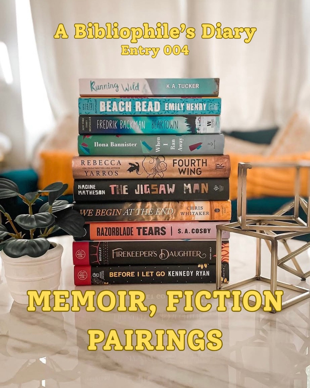 Memoir, Fiction book pairings. Book recommendations, non-fiction books. Book stack. Home decor. Reading room

#LTKdayinmylife #LTKHome #LTKstorytime