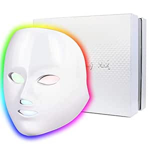 LOUDYKACA Led Face Mask Light Therapy, Red Light Therapy for Face, 7-1 Colors LED Facial Skin Car... | Amazon (US)