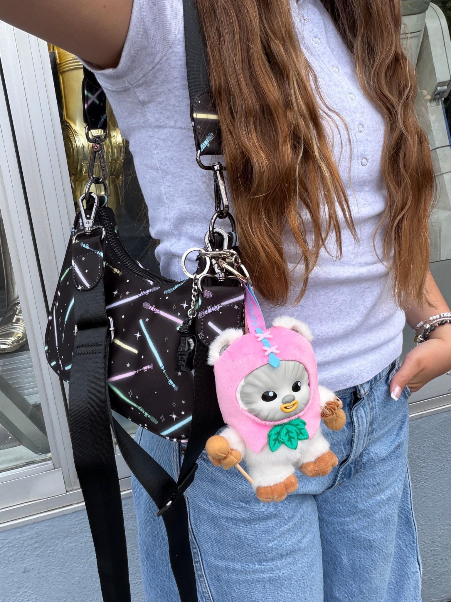 Love my lightsaber curved crossbody from Stoney Clover Lane! 💫 Wore it to Disneyland on May the 4th with some Star Wars keychains 

Ig: @jkyinthesky

#starwars #starwarsstyle #starwarsfan #maythefourth #maythe4th #disneyland #disneyparks #disneystyle #disneyaccessories #starwarsaccessories #starwarsday #fangirl #aestheticstyle

#LTKootd #LTKgrwm #LTKSeasonal