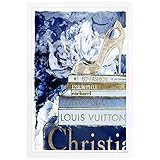 Wynwood Studio Fashion and Glam Wall Art Prints 'What's On My Mind Navy Custom' Home Décor, 13 i... | Amazon (US)