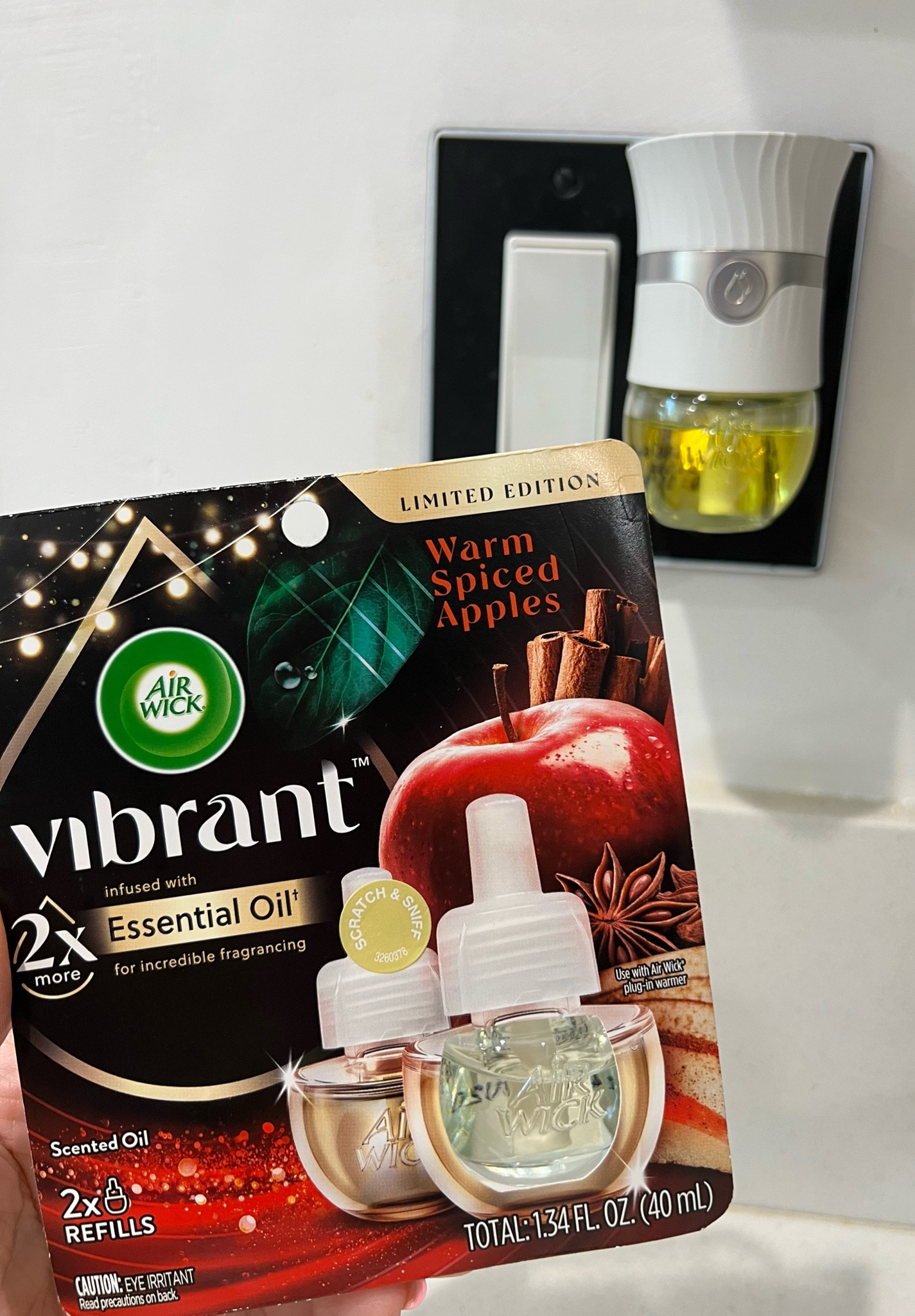 #AD - Elevate your home with @airwickus luxury nature-inspired Vibrant fragrances. Air Wick® Advanced Plug-Ins are an essential element to elevate our home with seasonal, sweet-smelling scents that help us connect to nature. Only Air Wick Vibrant is infused with 2x more natural essential oils* for an amazing fragrance experience that lasts up to 60 days.

You can shop these Air Wick® Vibrant fragrances at your nearest @Target in the following scents. My ultimate favorites are Vanilla and Warm Caramel, Warm Spiced Apples and Winter Woods & Frosted Ivy! 

#Target #TargetPartner #AirWickUS #AirwickPartner #ScentsOfTheSeasons #HolidaysWithAirwick


#LTKHoliday #LTKhome #LTKSeasonal