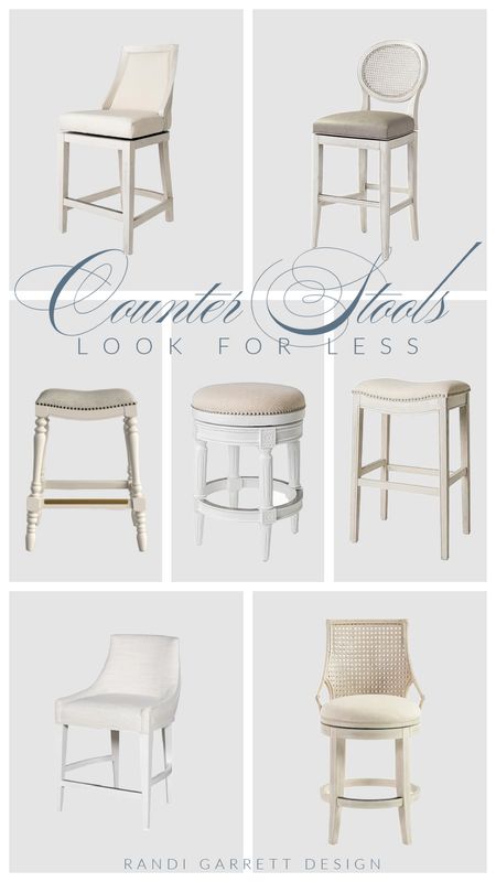 My look for less counter stools! My mother in law has the upper right one from Frontgate, it is amazing and has leather upholstery. Its on sale too!

#LTKStyleTip #LTKHome #LTKSaleAlert
