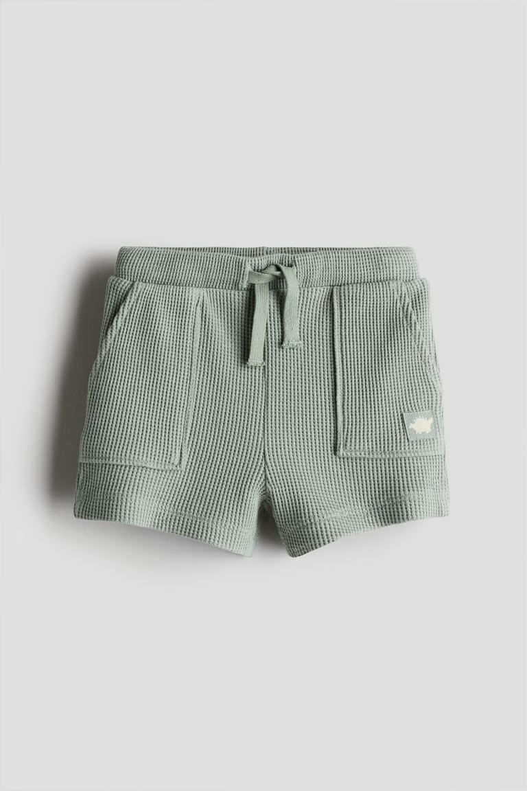 Cotton Shorts - Light khaki green - Kids | H&M US | H&M (US + CA)