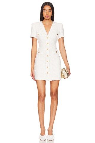 Generation Love Anne Tweed Dress in White from Revolve.com | Revolve Clothing (Global)