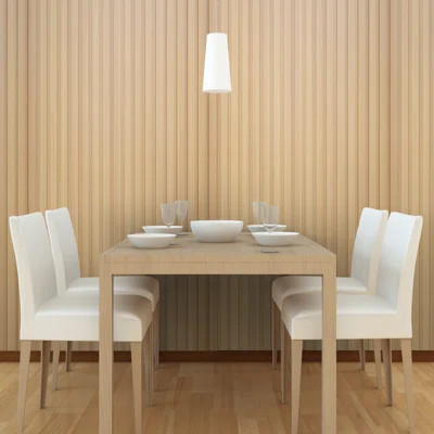 94.5" L x 5.75" W Shiplap Wood Wall Paneling, 3D Wall Paneling for Interior Wall Decor | Wayfair North America