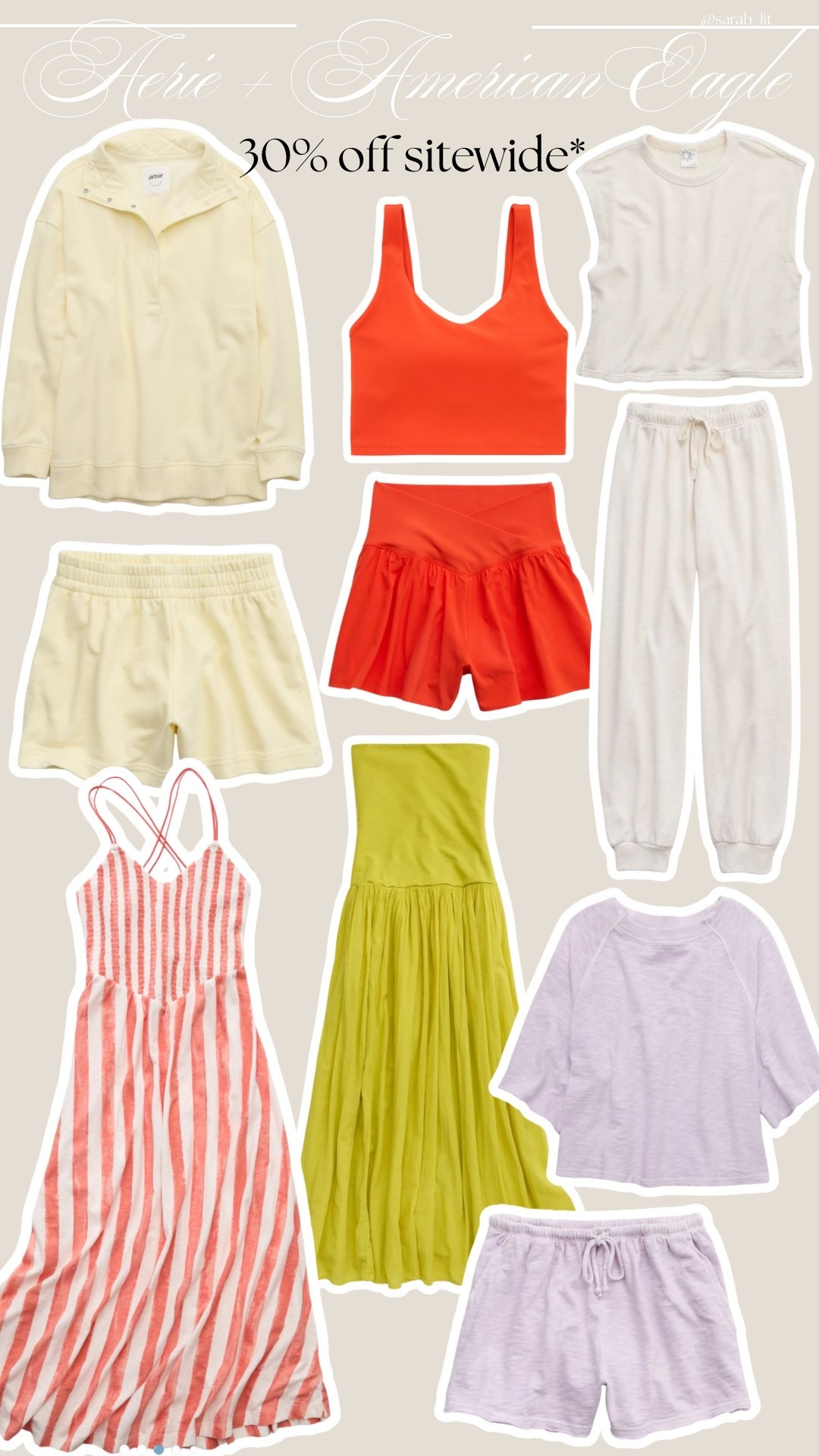 Aerie and American eagle sale! 30% off sitewide with a few exclusions! 

Here’s what I ordered (the lavender set I already have and loveee). I ordered a few more things I’ll link here too. Perfect for spring and summer! 

#LTKSaleAlert #LTKSpringSale #LTKootd