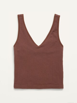 Seamless Rib-Knit Tank Top for Women | Old Navy (US)
