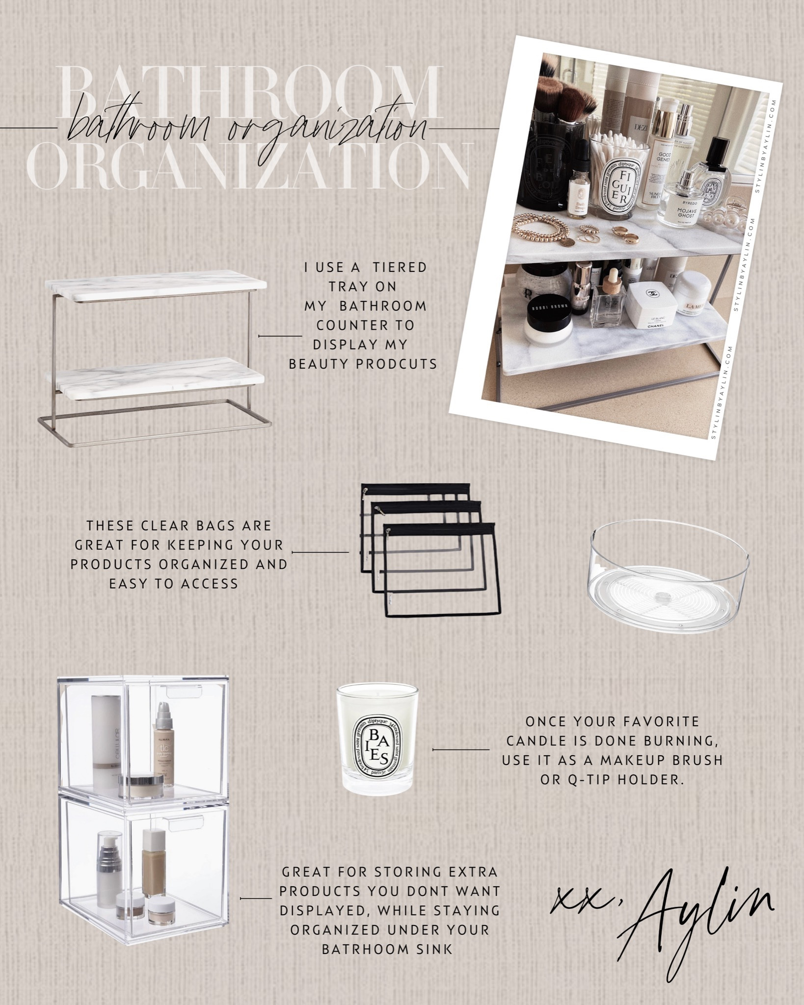 Bathroom organizing, home organizing tips #StylinbyAylin 

#LTKhome #LTKSeasonal #LTKstyletip