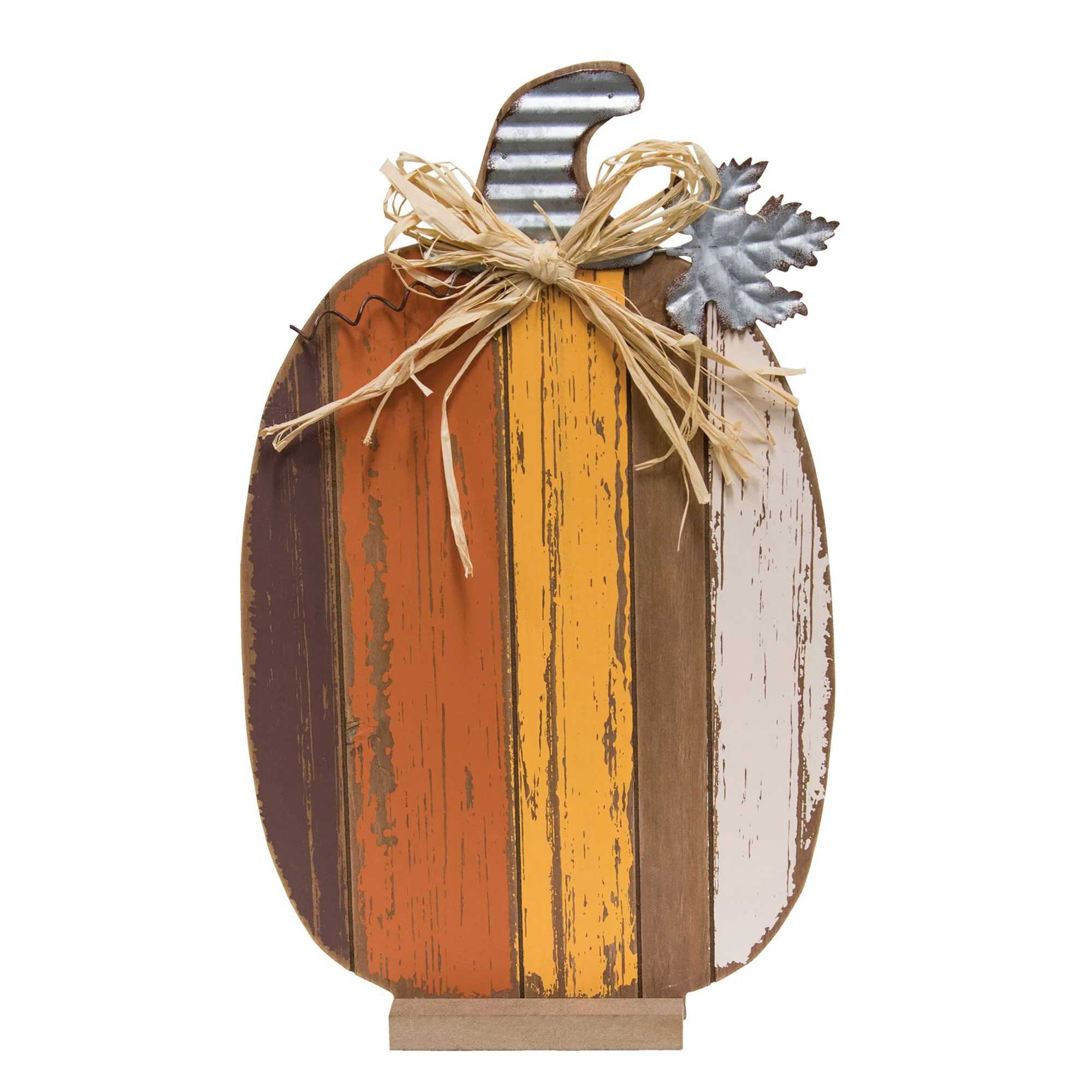 The Holiday Aisle® Harvest Slat Pumpkin | Wayfair | Wayfair North America