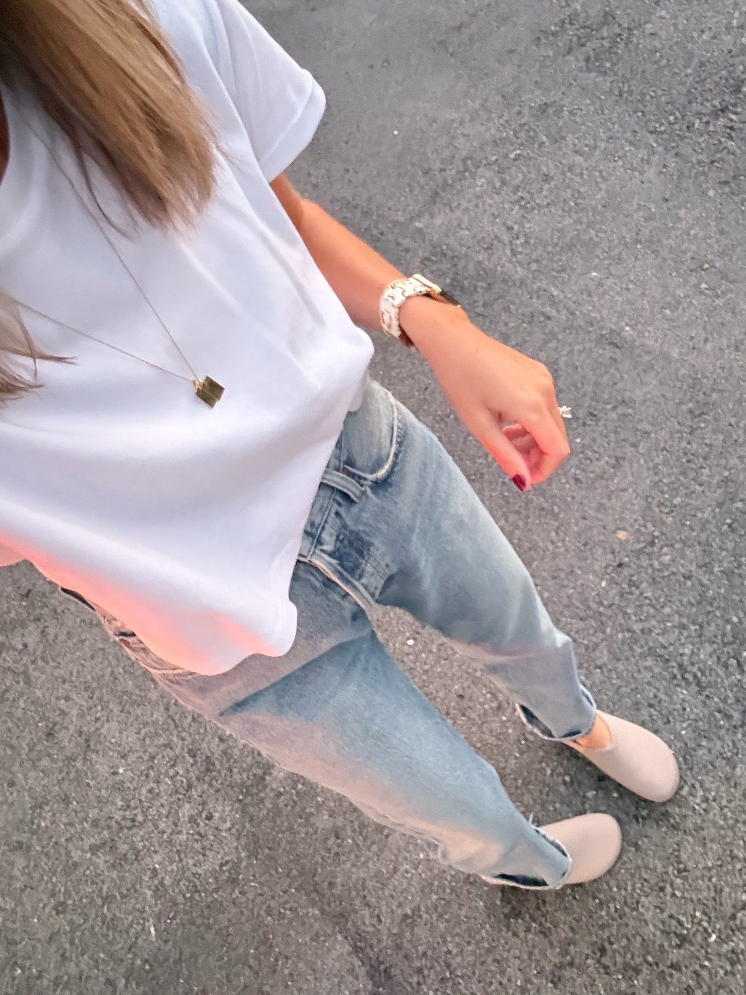 Keep it simple 🤍

My exact tee is a Marshals find. Linked my other similar one I wear regularly.

#LTKootd #LTKmomlife #LTKdayinmylife