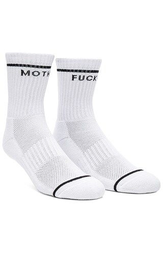 Baby Steps Socks in White & Black | Revolve Clothing (Global)