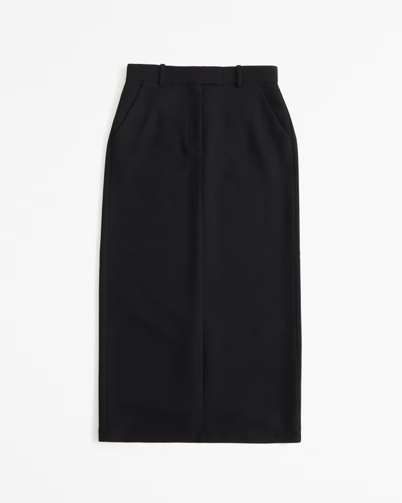 Tailored Maxi Skirt | Abercrombie & Fitch (US)