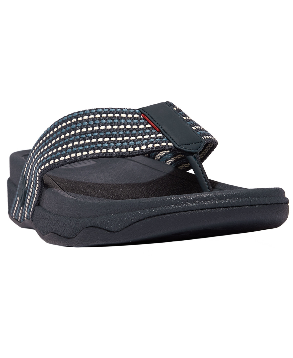 FitFlop Men's GF1 Three Tone Webbing Flip-Flops Sandals - Midnight Navy | Macy's