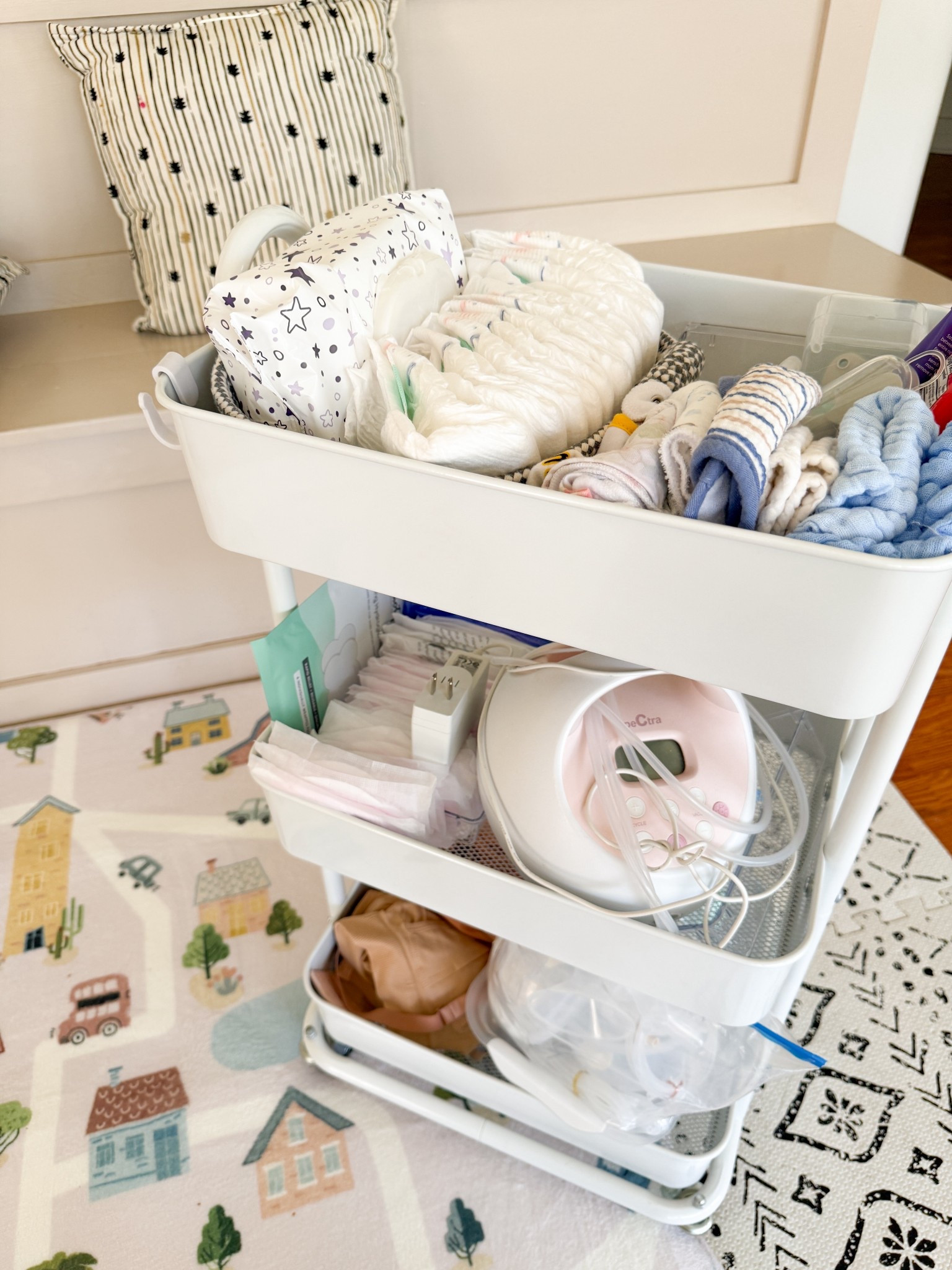 everything in my bedside storage cart for baby’s arrival 🍼🩵

#LTKBump #LTKmomlife #LTKBaby