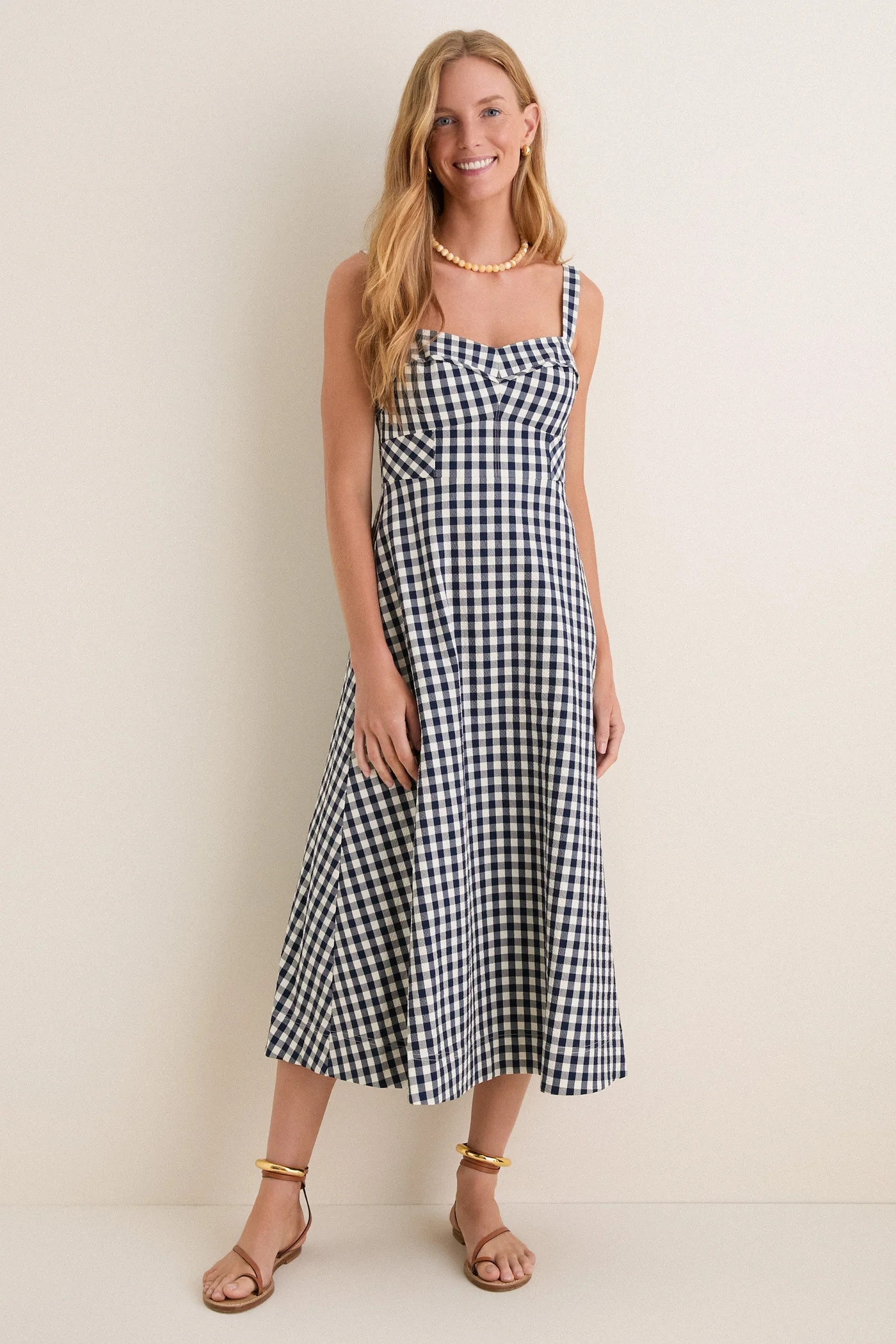 Navy and Dove Aila Dress | Tuckernuck (US)