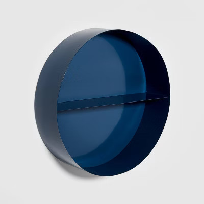 Metal Round Kids' Shelf Navy - Pillowfort™ | Target