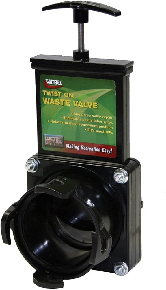 Valterra T58 Twist-On Waste Valve, Mess-Free Waste Valve for RV's, Campers, Trailers | Amazon (US)
