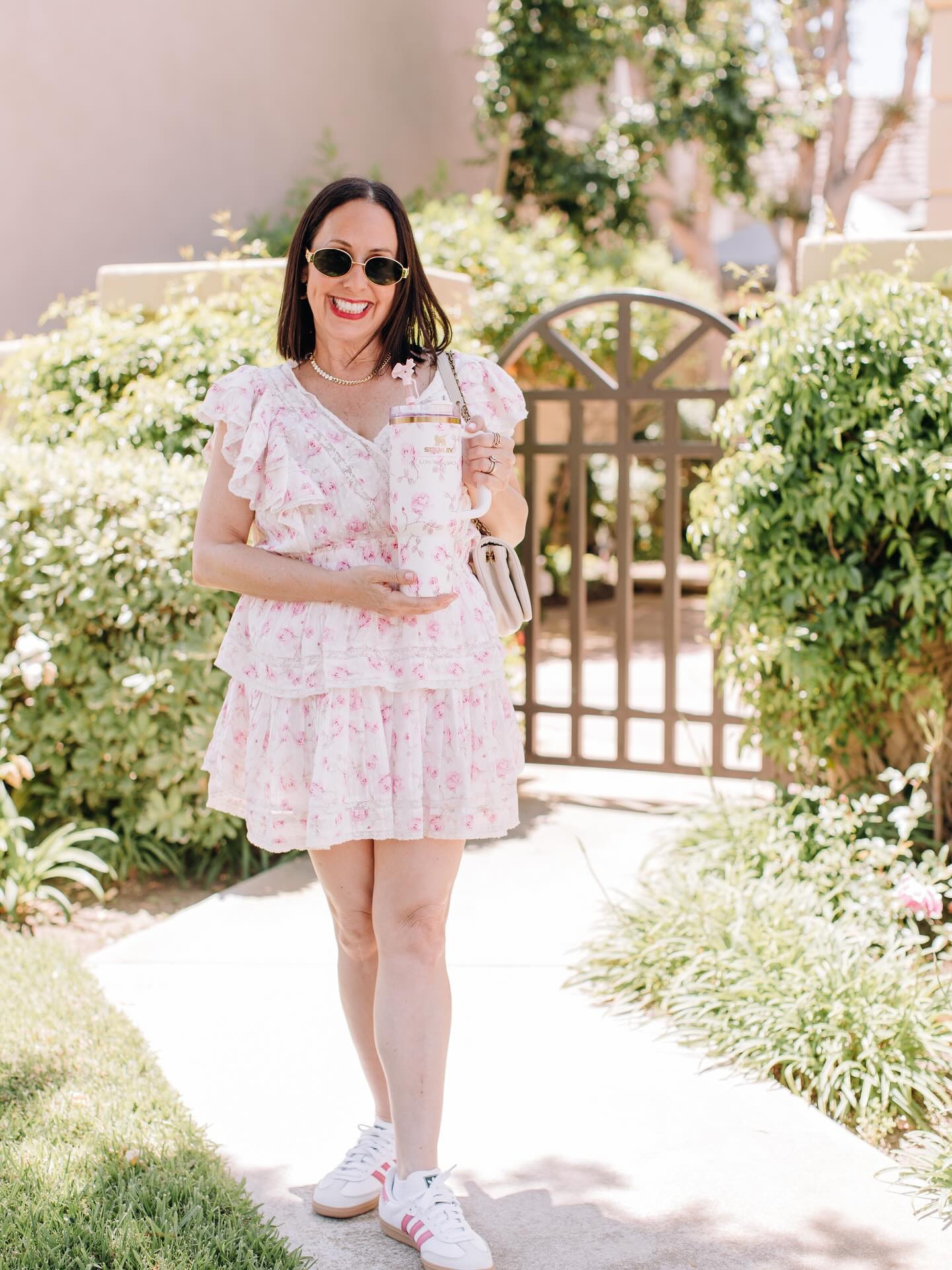 I just love a perfect summer dress and this one from @loveshackfancy is one of my faves! And I’ve been living in these tennis! Follow me on my @shop.ltk to shop! #summerlooks #dresslover #over40 #over50 #loveshack #loveshackfancy