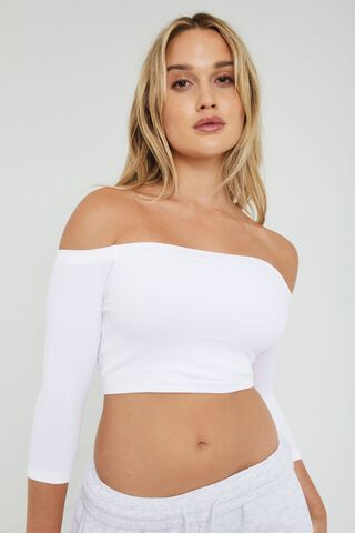 Seamless Off-The-Shoulder Top | Garage Clothing