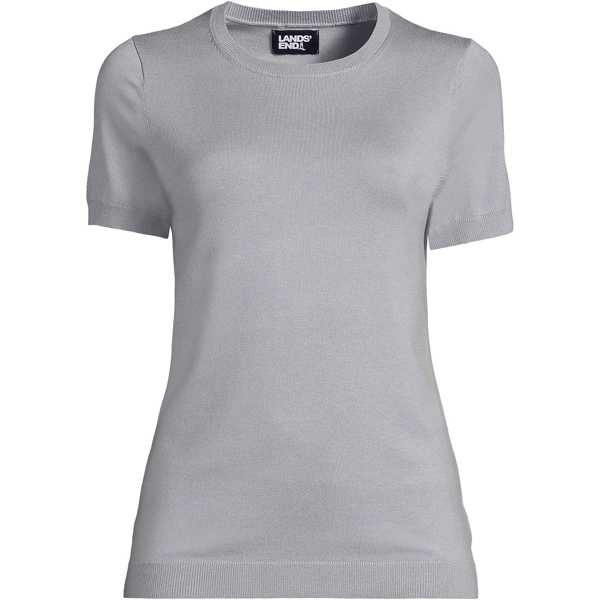 Women's Plus Size Short Sleeve Performance Sweater | Lands' End (US)