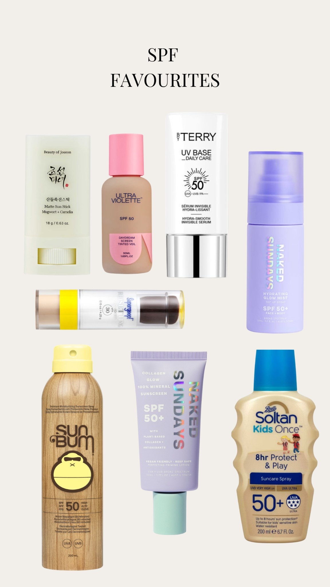 My SPF Favourites ☀️

#LTKsummer #LTKtravel #LTKuk