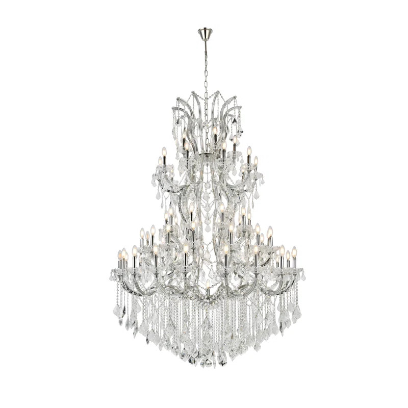 Stockard 61 - Light Glass Tiered Chandelier | Wayfair North America
