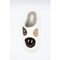 MIA Cozi Slippers for Women in Tan Smiley | Glik's