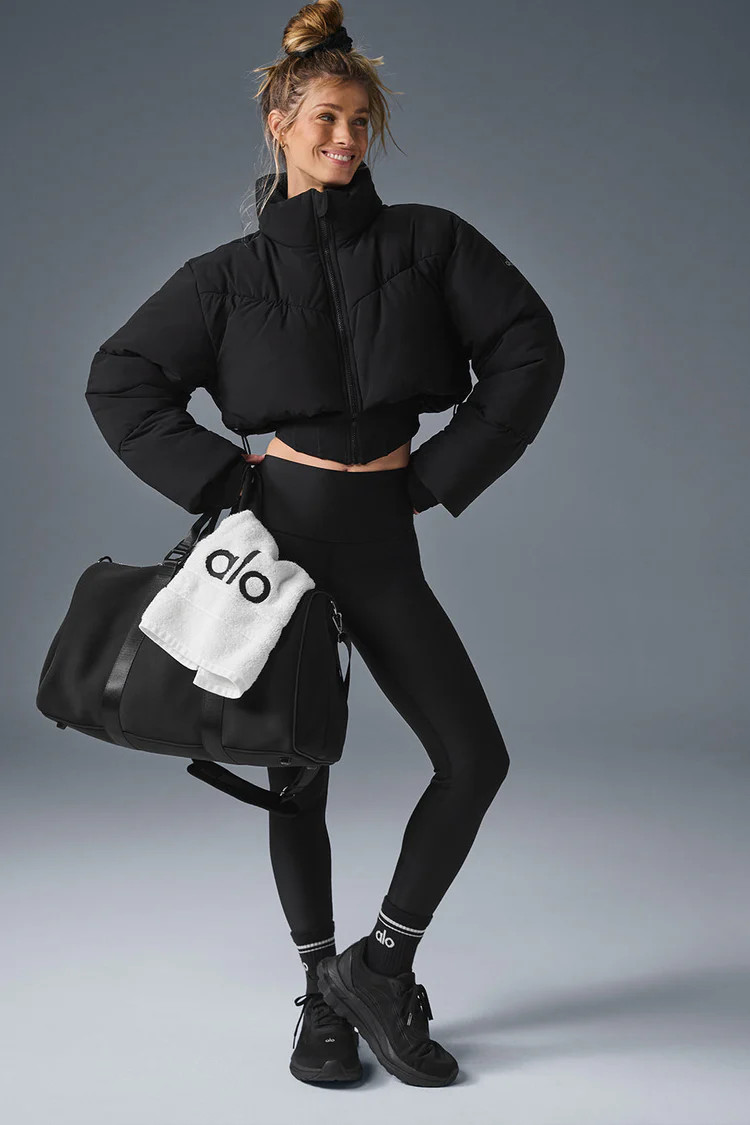 Main Act Corset Puffer - Black | Alo Yoga (US)