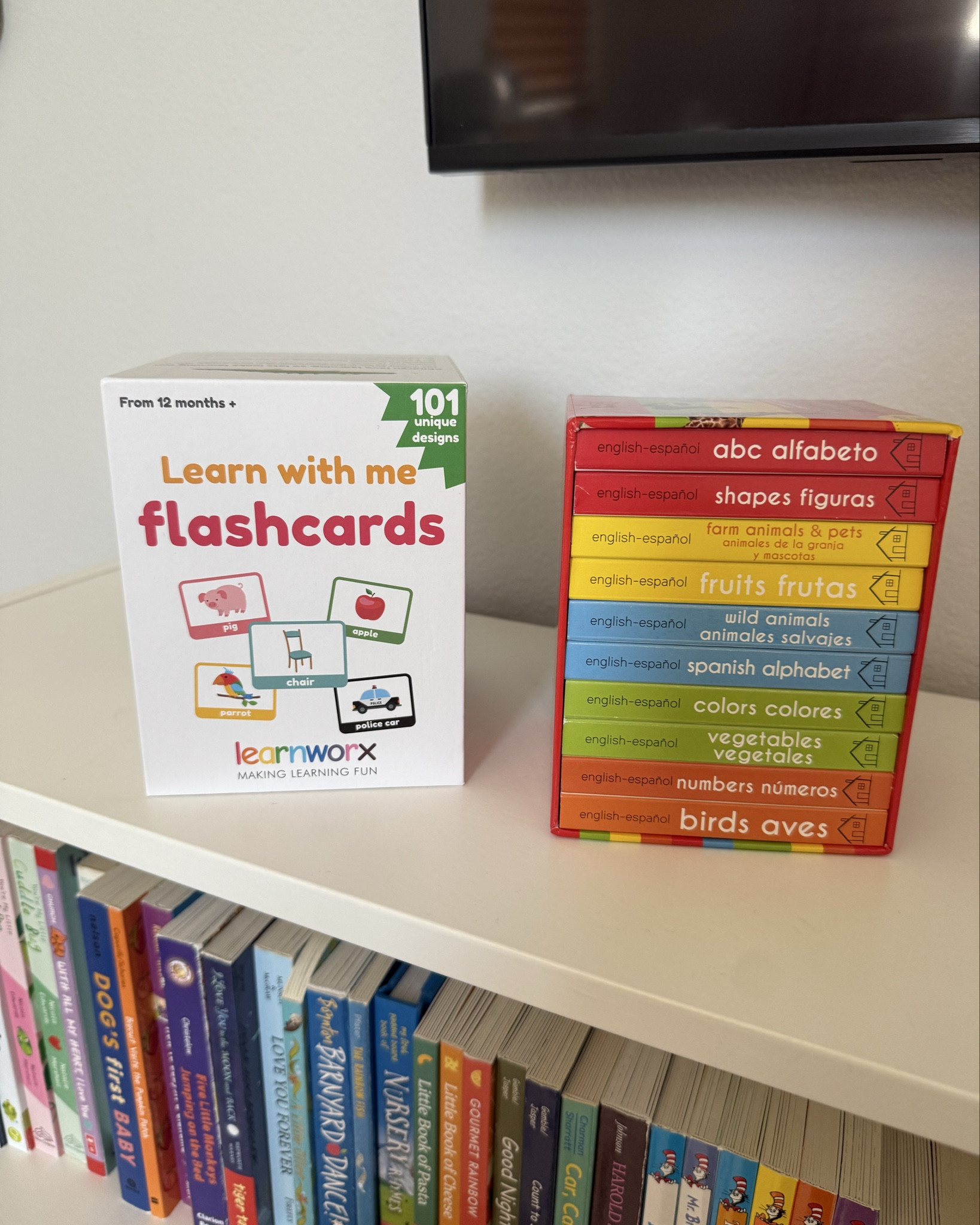 It’s Back to School time so I thought I would share some of my favorite learning items and books this week. 

Flashcards, My First English and Spanish Library, and First Words and Numbers(this one comes with a cool poster.) 

#LTKKids #LTKFamily