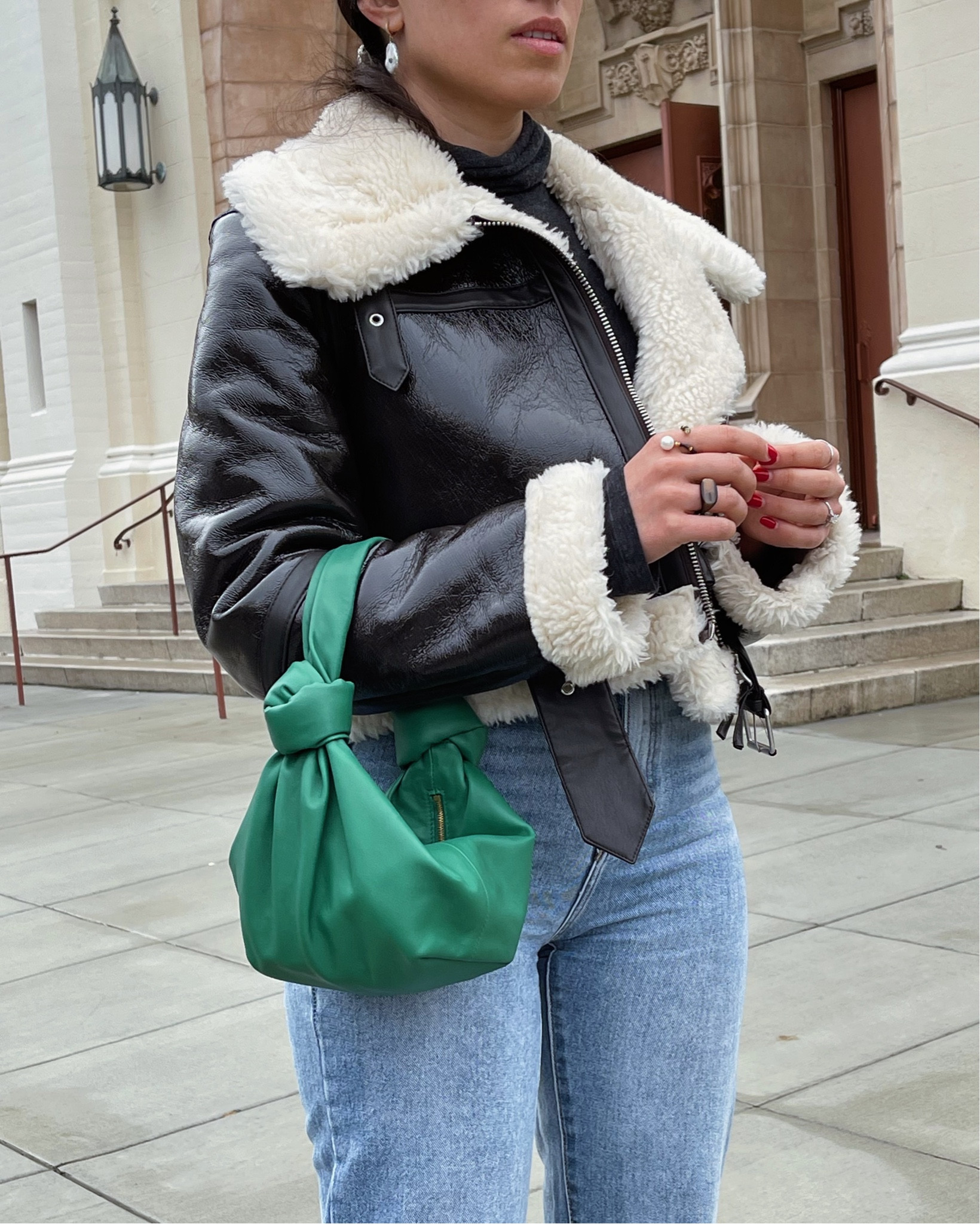 Green only Bottega Veneta Green. The softest and prettiest double knot bag. 💚

#LTKstyletip #LTKitbag #LTKSeasonal