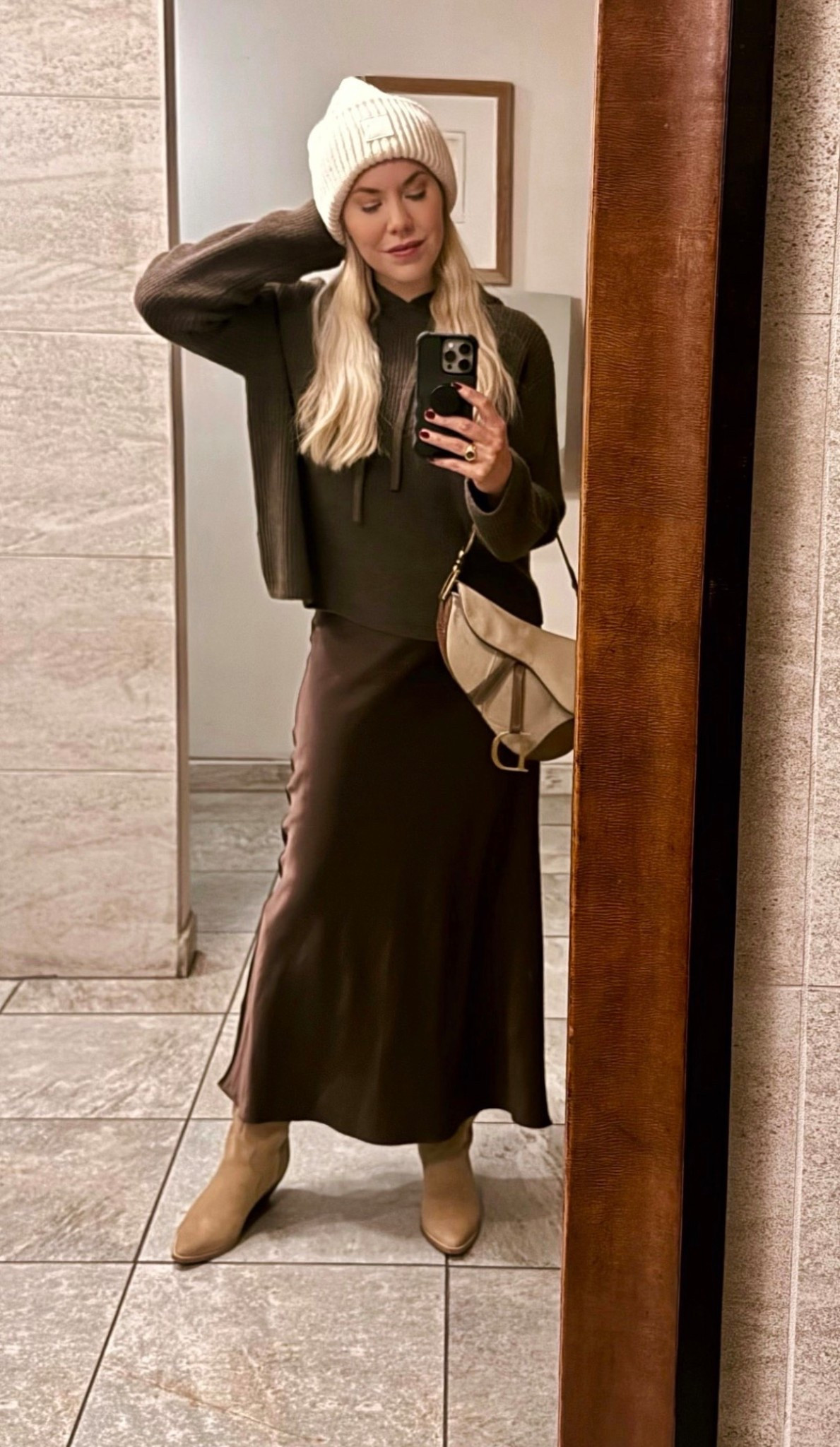 So amazed with these quality pieces from Quince. Going on 3 year of wearing them and they still look new!
And for the first time ever I found my exact bag for sell!
I was obsessed with it and bought it around 2003 and still love it.
And these boots have Isabel Marant vibes for waaaay less.

Dior saddle bag
Wester boots

#LTKootd #LTKstorytime #LTKdayinmylife