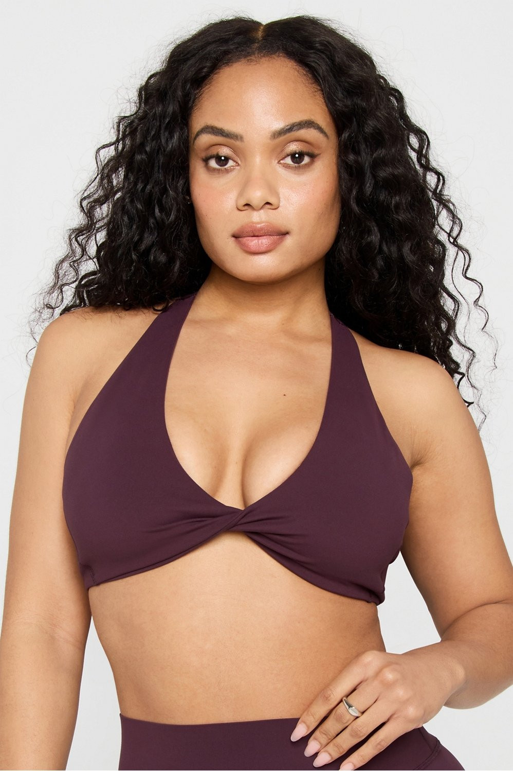 PureLuxe Plunge Low Impact Bra | Fabletics