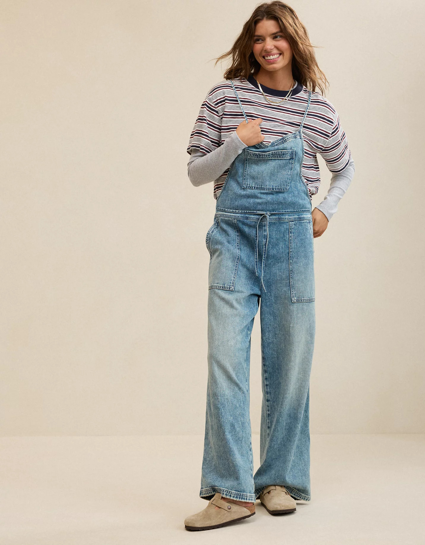Aerie Lace Through Overall | American Eagle Outfitters (US & CA)