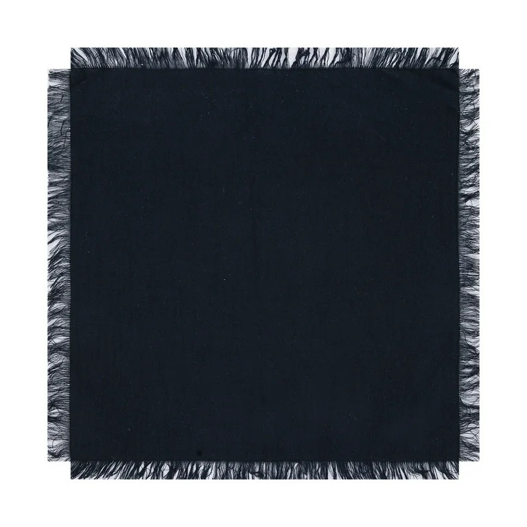 MS 4PK BLACK NAPKINS - 18" x 18" - 100% Cotton | Walmart (US)