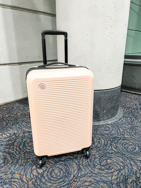 Very happy with this 20” carry on spinner luggage suitcase bag from Walmart after it’s first trip. Mine is the blush pink but it comes in many colors. #travel 

#LTKunder100 #LTKunder50 #LTKtravel