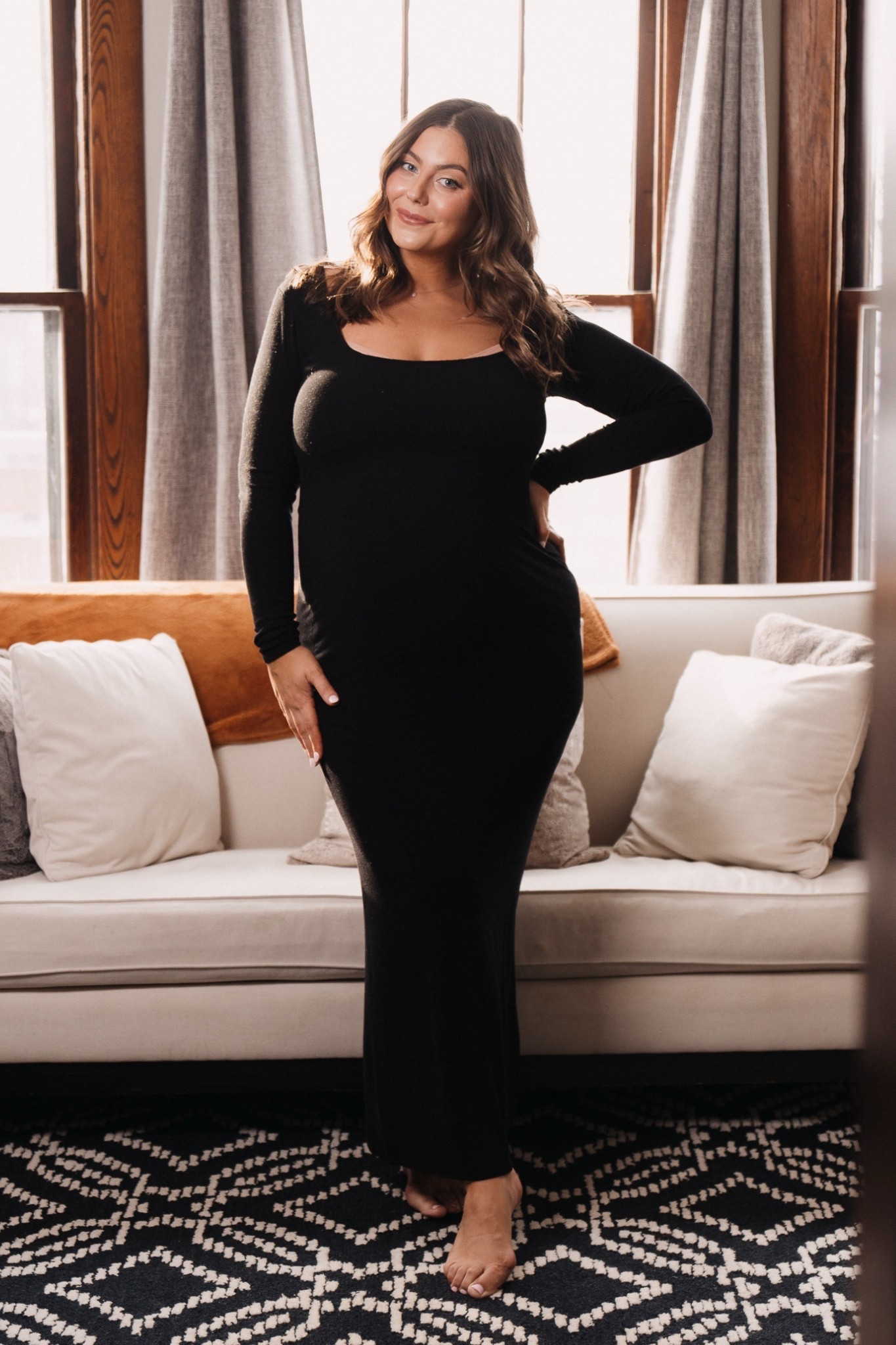 Maternity photo outfit inspo - bump friendly dress - dress is old skims, sharing similar styles. 

#LTKMidsize #LTKBump #LTKmomlife