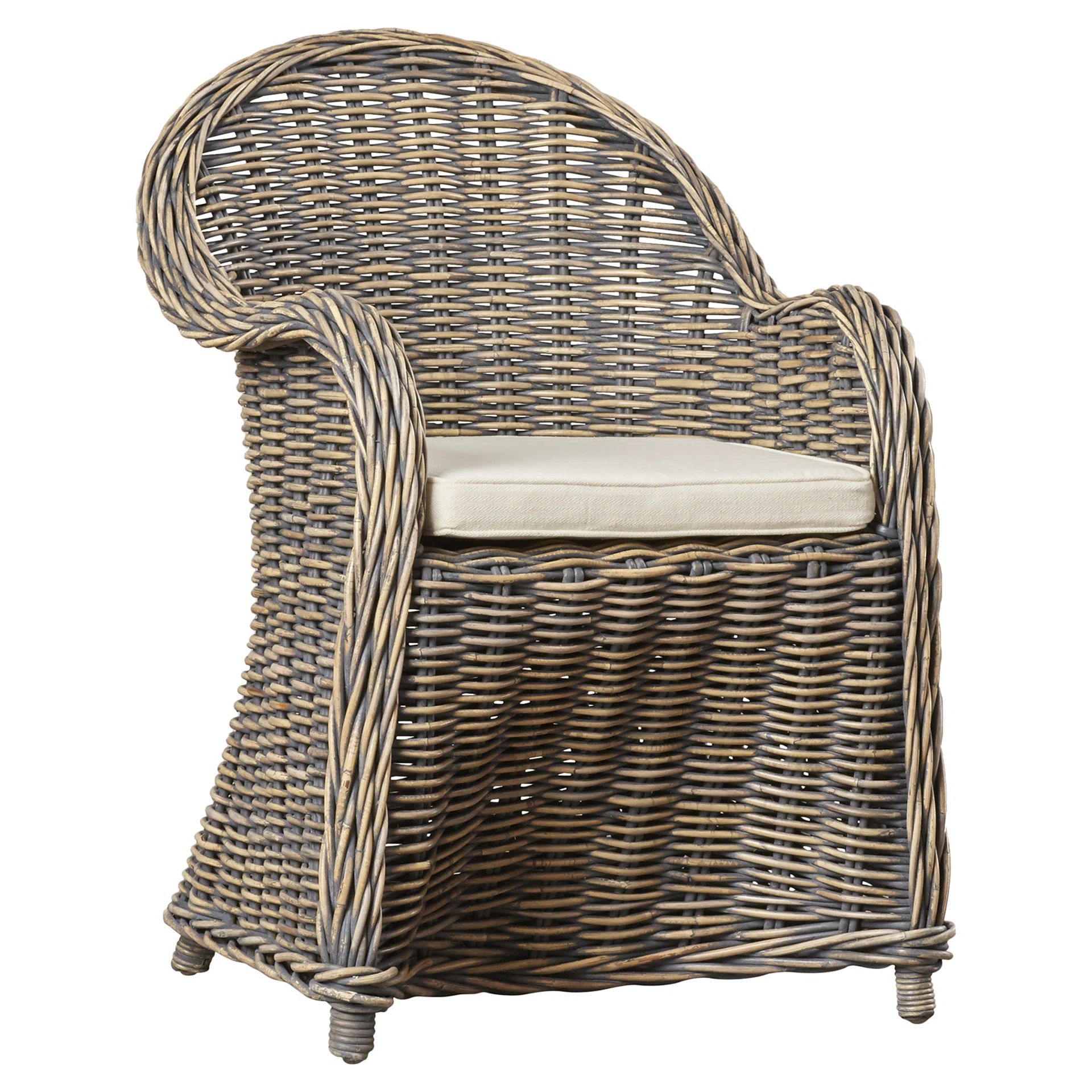 Dovecove Hahn 24" Wide Cotton Armchair | Wayfair | Wayfair North America