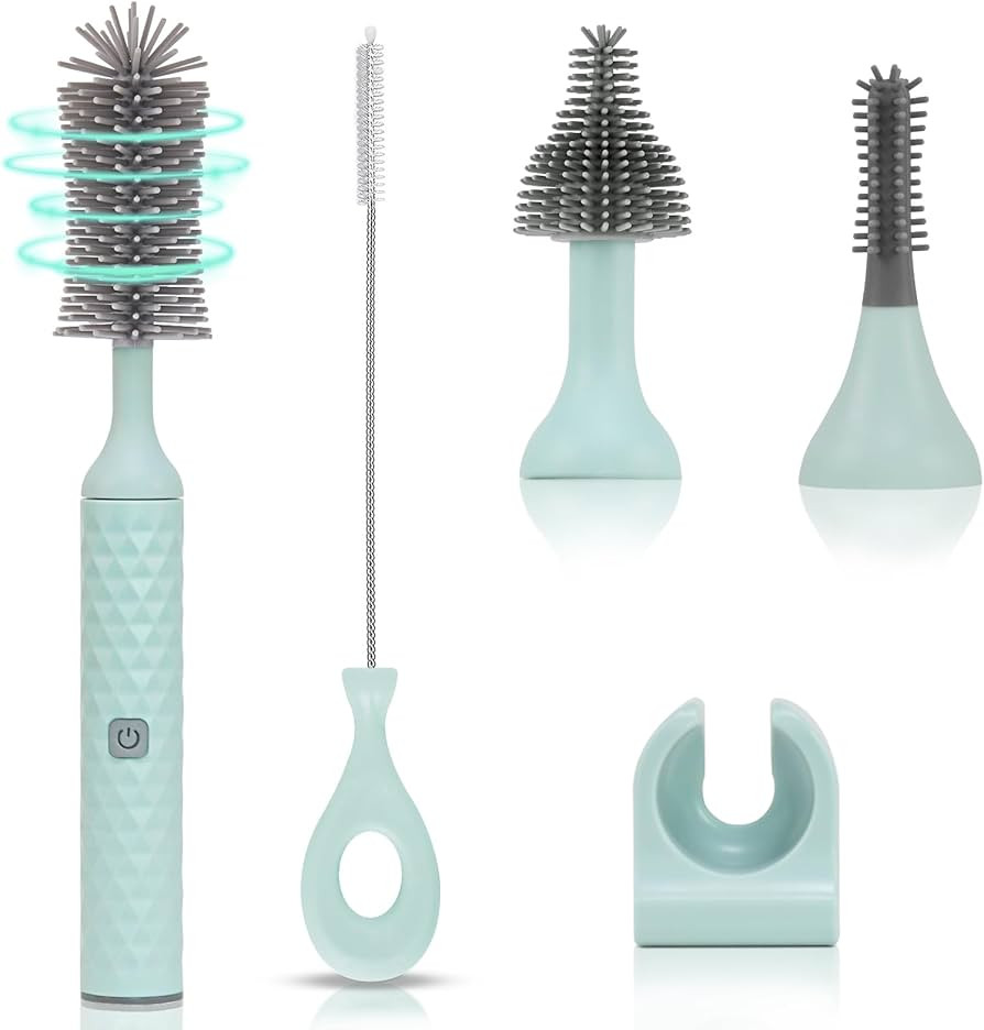 Electric Cleaning Brush Set 4 Piece Multi-Purpose Cleaner Brushes,360° high-Speed Rotation Clean... | Amazon (US)