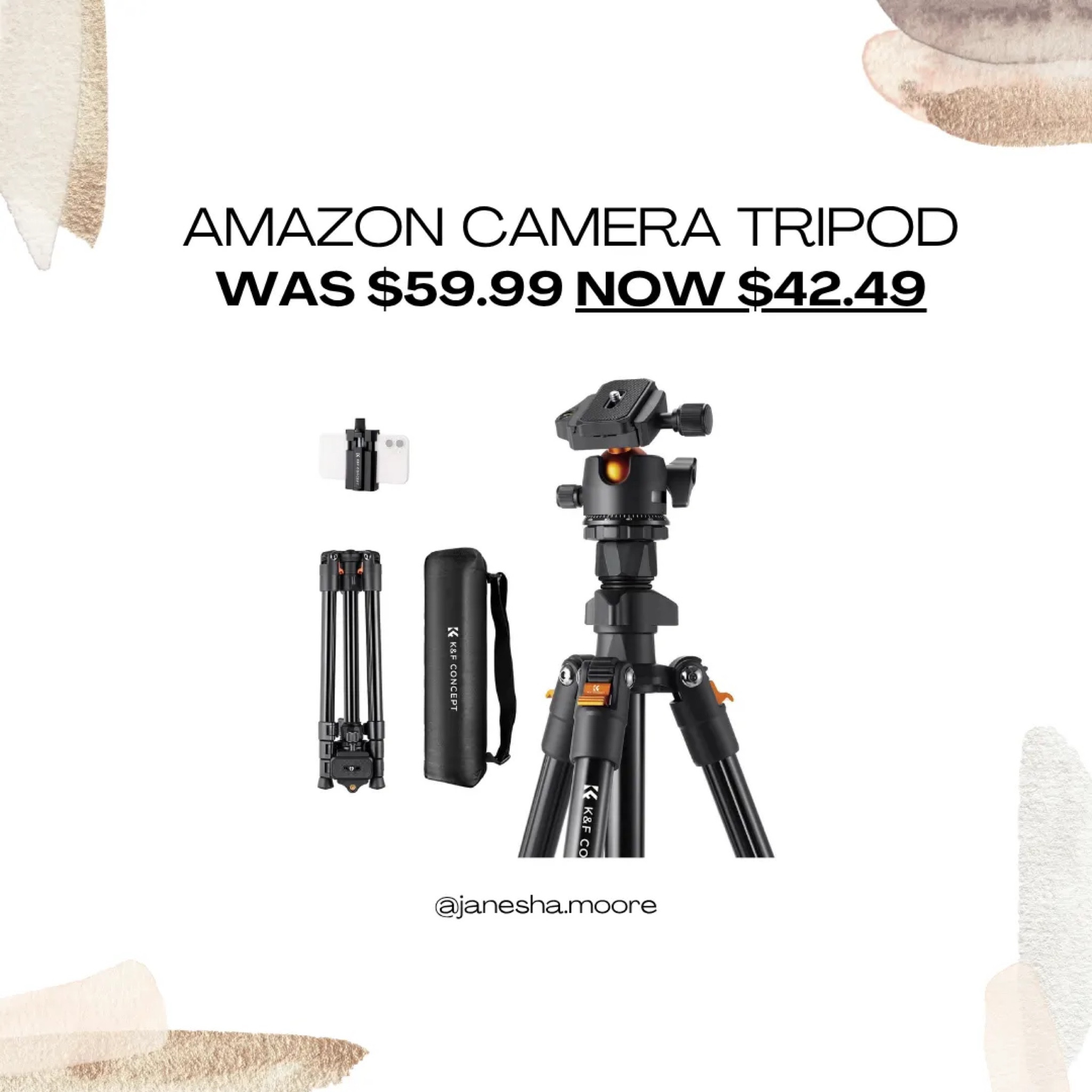 Amazon Camera Tripod | WAS $59.99 NOW $42.49

#LTKhome #LTKsalealert #LTKtravel