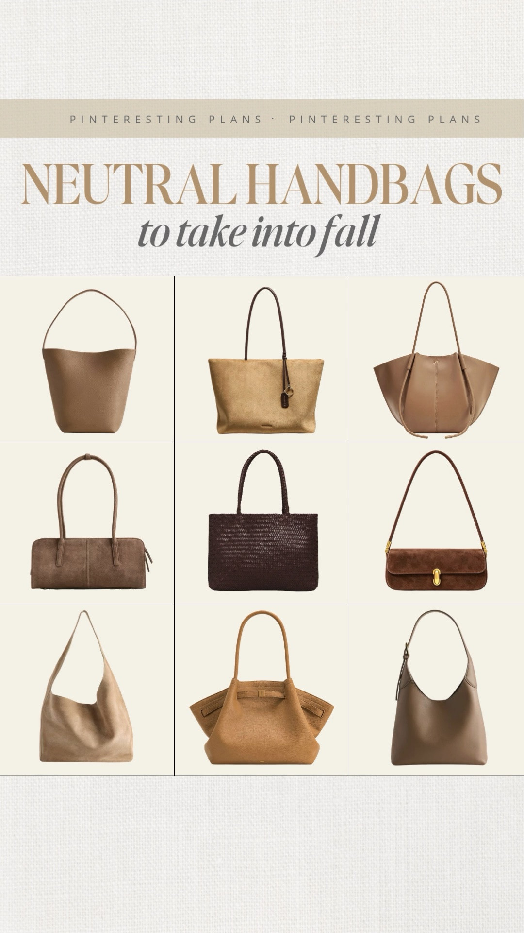 Neutral handbags to take into fall 🙌🏻🙌🏻

#LTKdayinmylife #LTKootd #LTKSeasonal