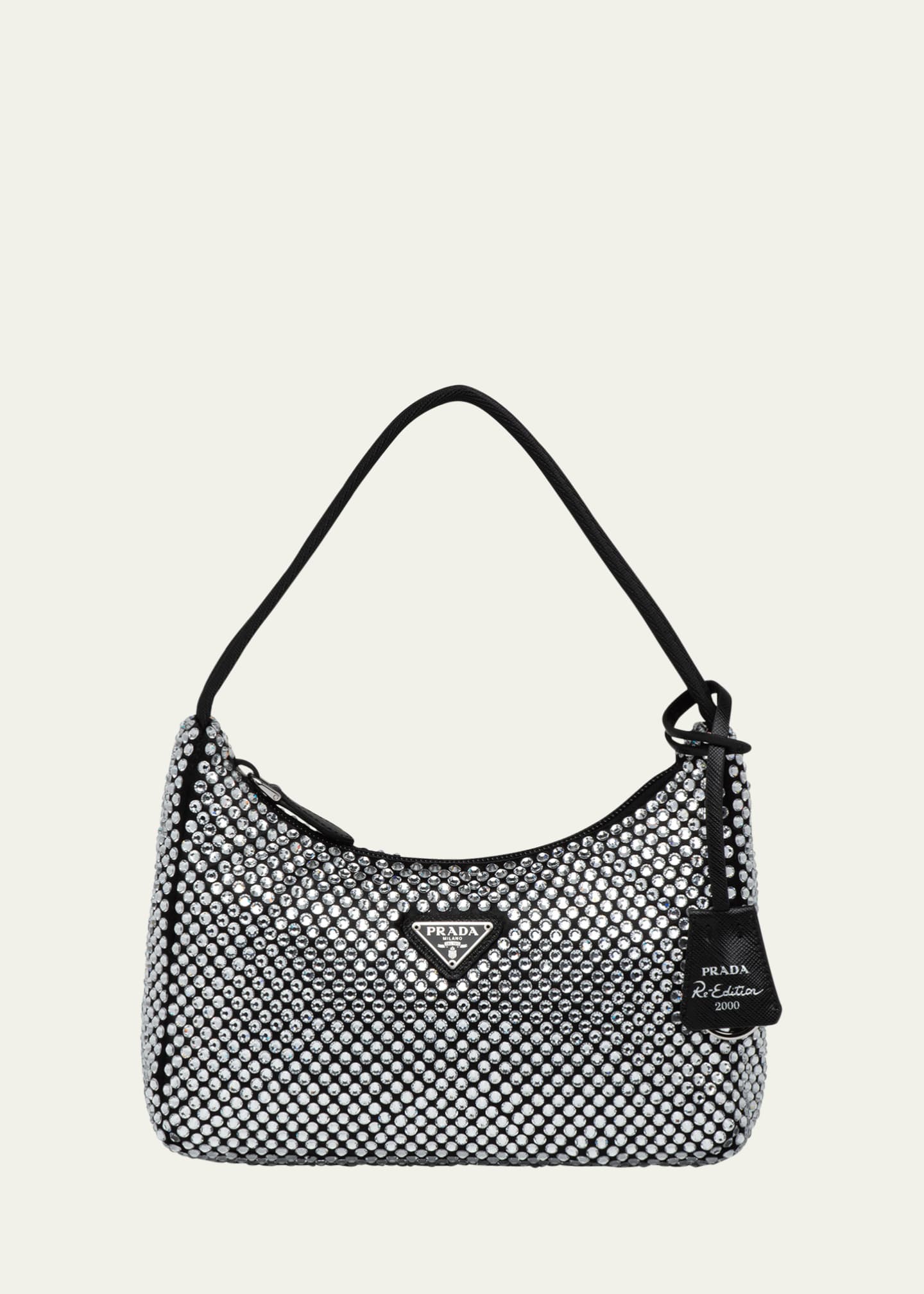 Re-Edition 2000 Allover Crystal-Embellished Shoulder Bag | Bergdorf Goodman