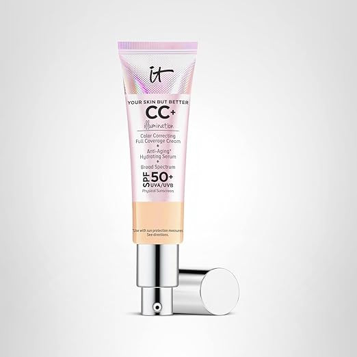 IT Cosmetics CC+ Cream Illumination - Radiant Full Coverage Foundation With SPF 50+, Color Correc... | Amazon (US)