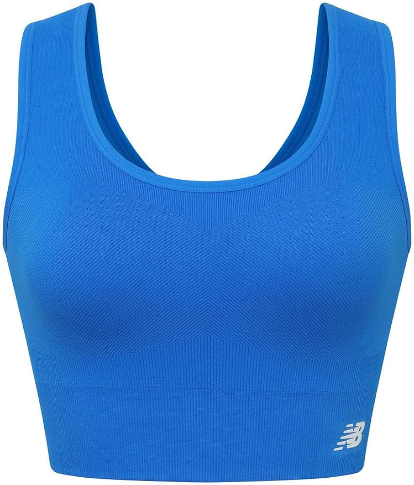 New Balance Seamless Longline Sports Bra with Enhanced Support Straps | Amazon (US)