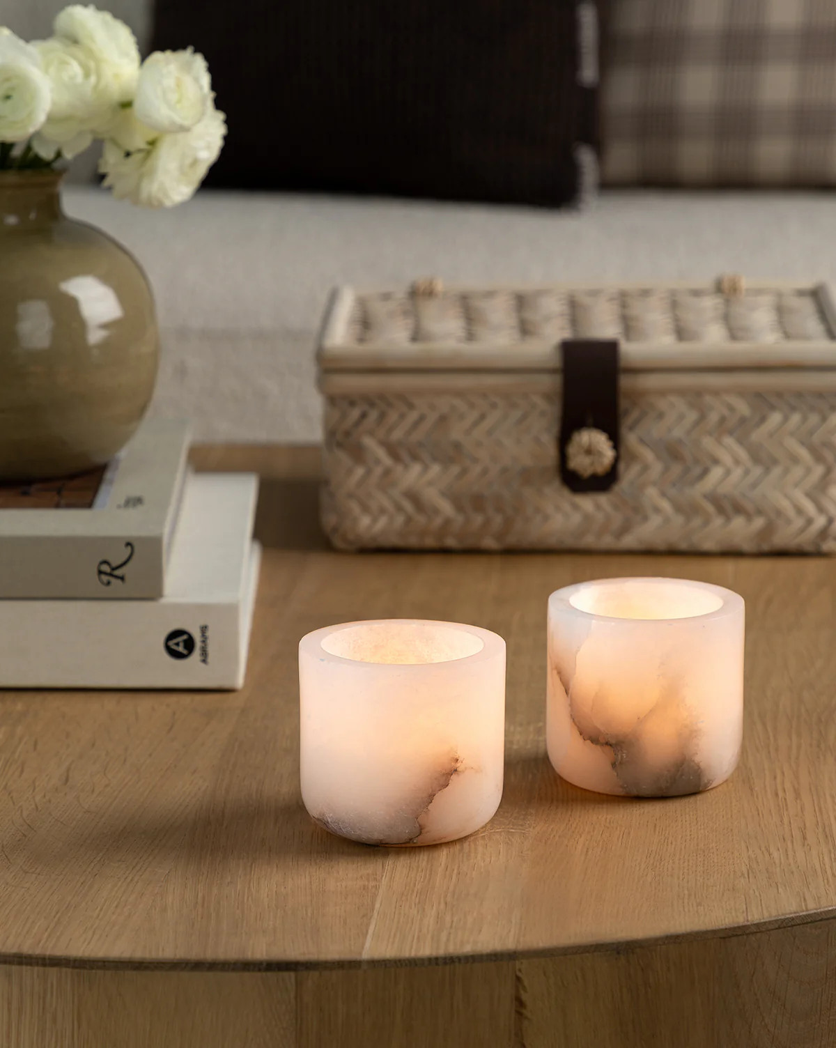 Alabaster Tea-light Holder | McGee & Co. (US)