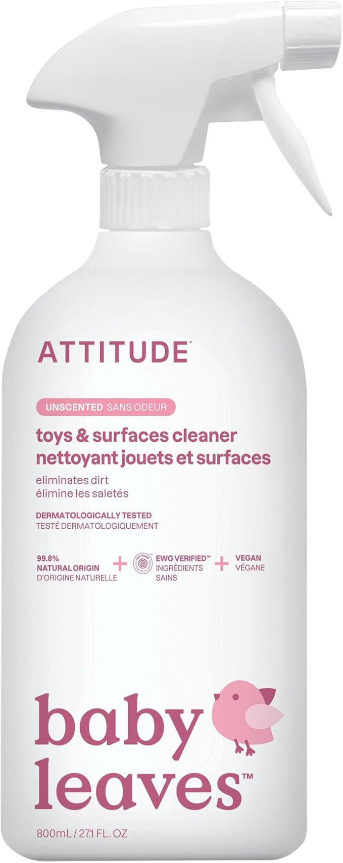 ATTITUDE Toy and Surface Cleaner, EWG Verified Multi-Surface Products, Vegan, Naturally Derived M... | Amazon (US)